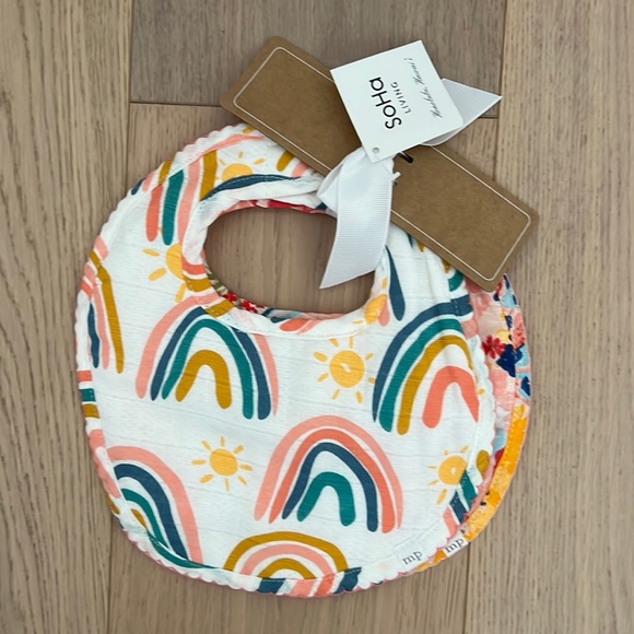 Mud Pie Baby Bib Gift Set (2 bibs) NWT